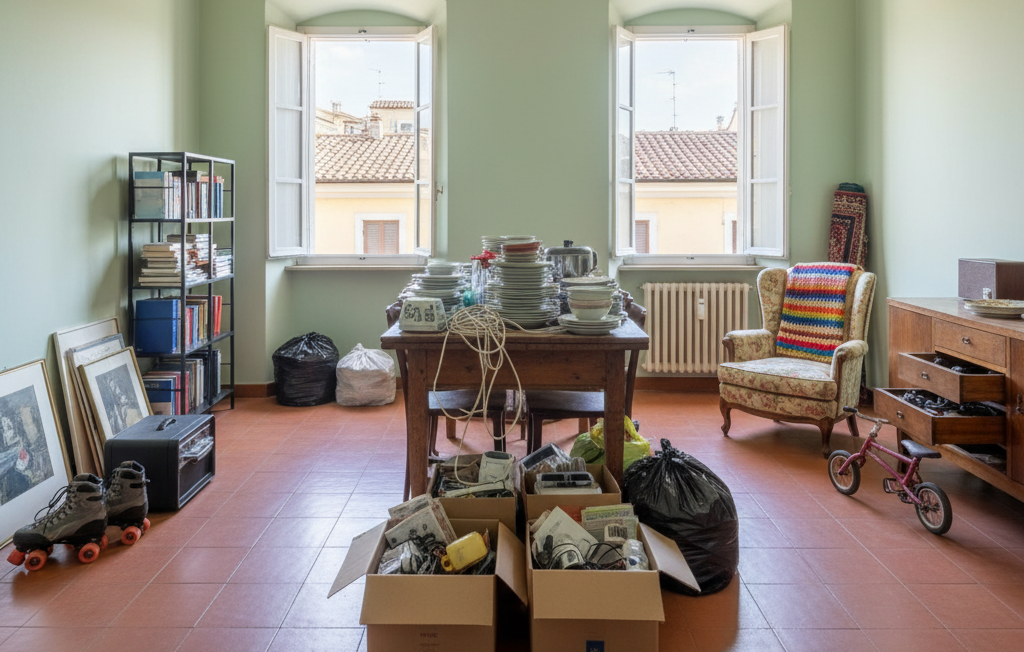 sgombero casa vecchia Bione